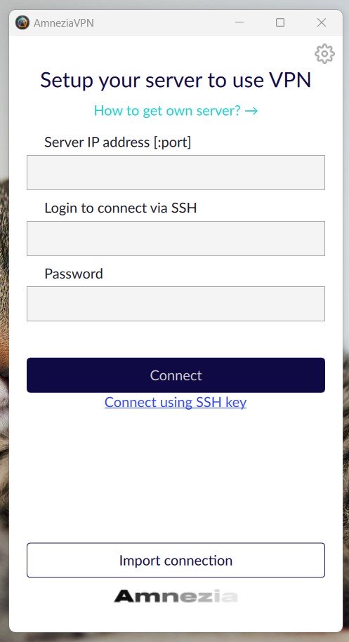 Получаем VPN без знаний, от Amnezia 1 screenshot 2023 10 04 132147