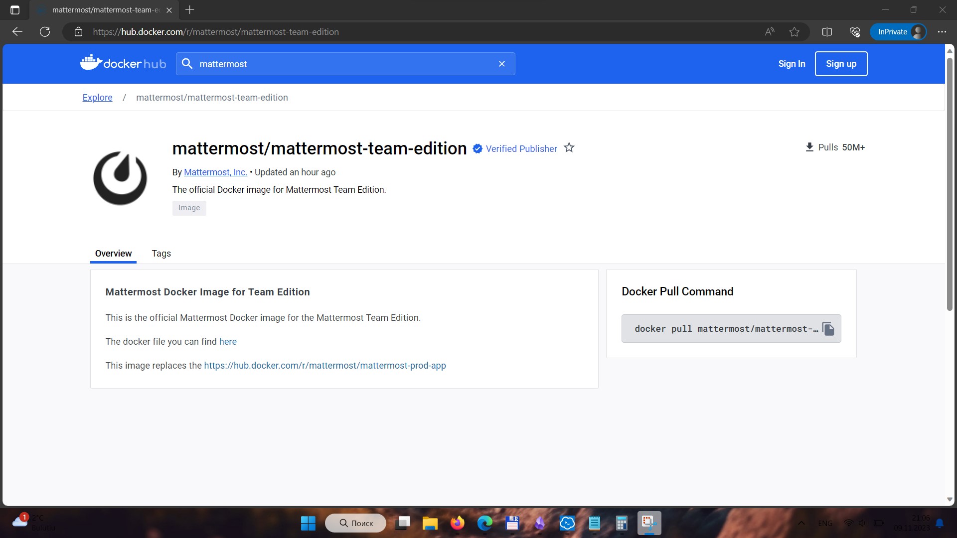 Управляем Docker через Portainer 5 mattermost2